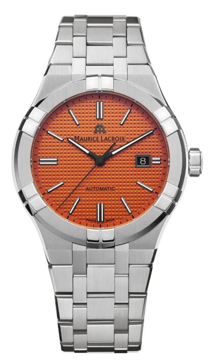 Review Best Maurice Lacroix AIKON AUTOMATIC LIMITED SUMMER EDITION 42MM AI6008-SS00F-530-E Replica watch